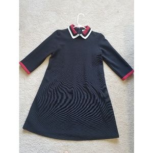 NWOT Madison Leigh Colorblock Collar Trapeze Dress